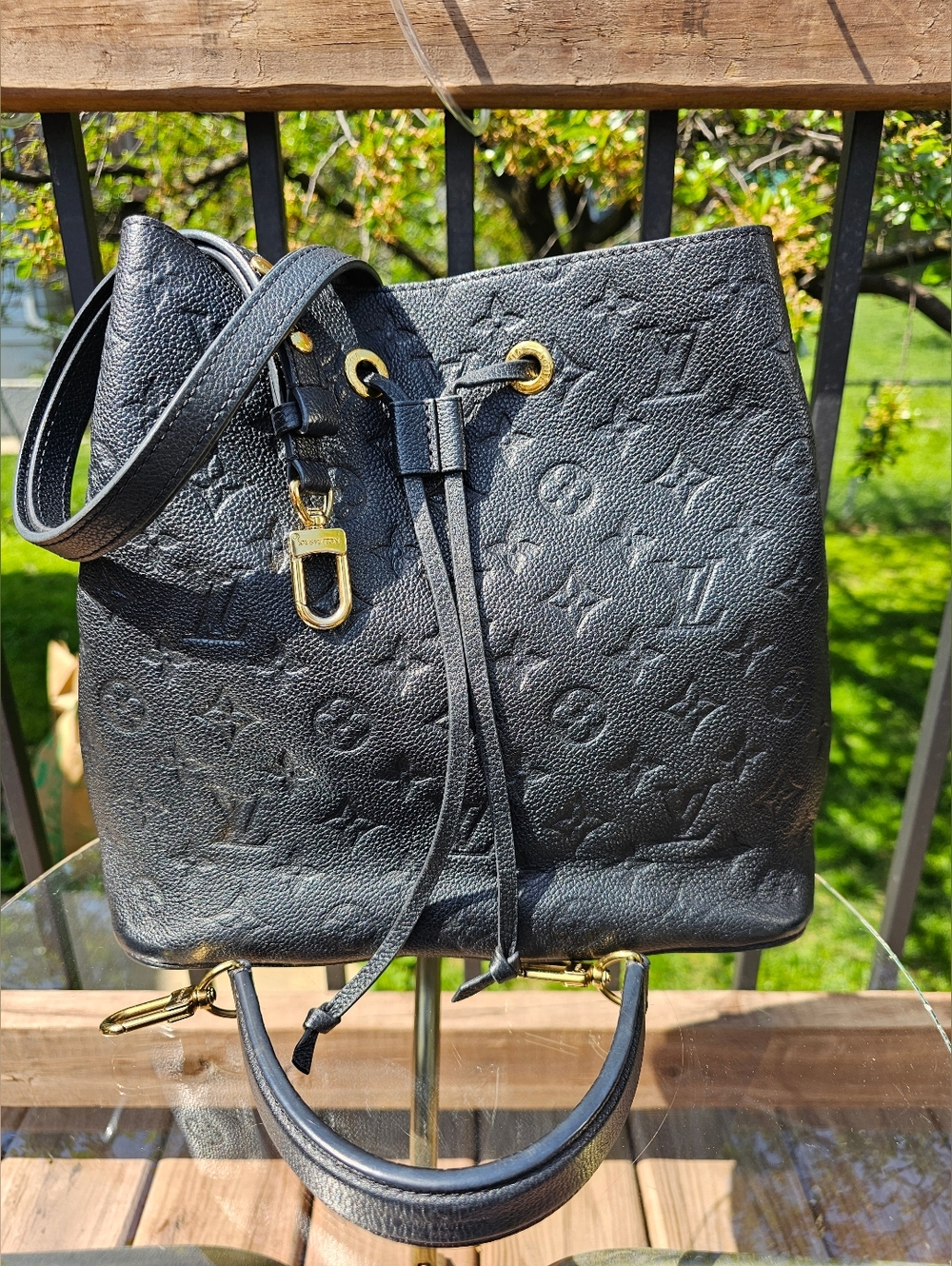 Louis Vuitton Black Empreinte Neo Noe MM